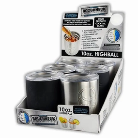 12 oz Insulated Stainless-Steel High Ball Cup - 6 Pieces Per Retail Ready Display 22267