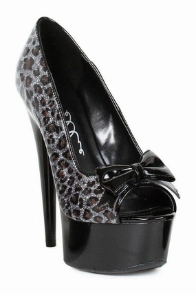 609-ROYCE Platform Pump  | Black  Patent