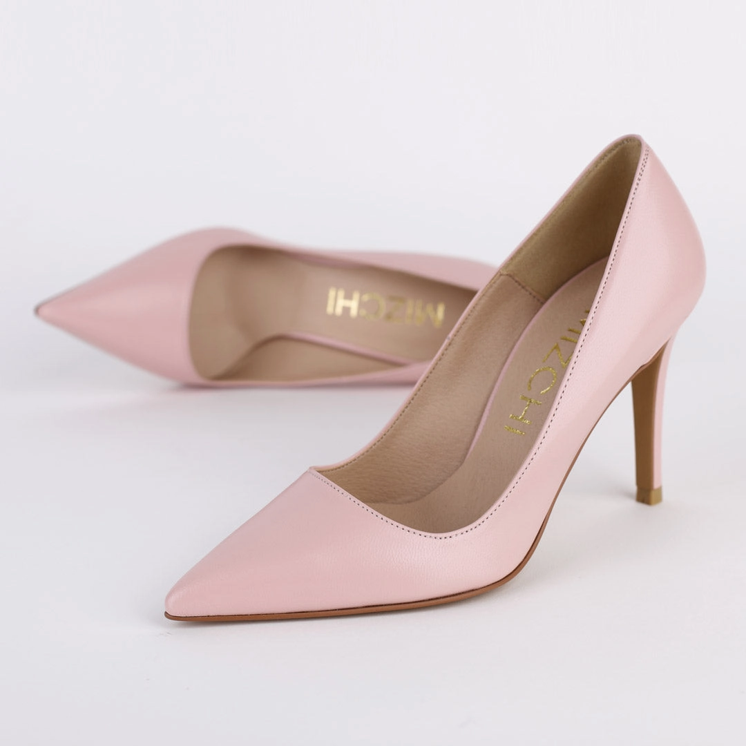 *UK size 1 - RICASS - orange, 9cm heels