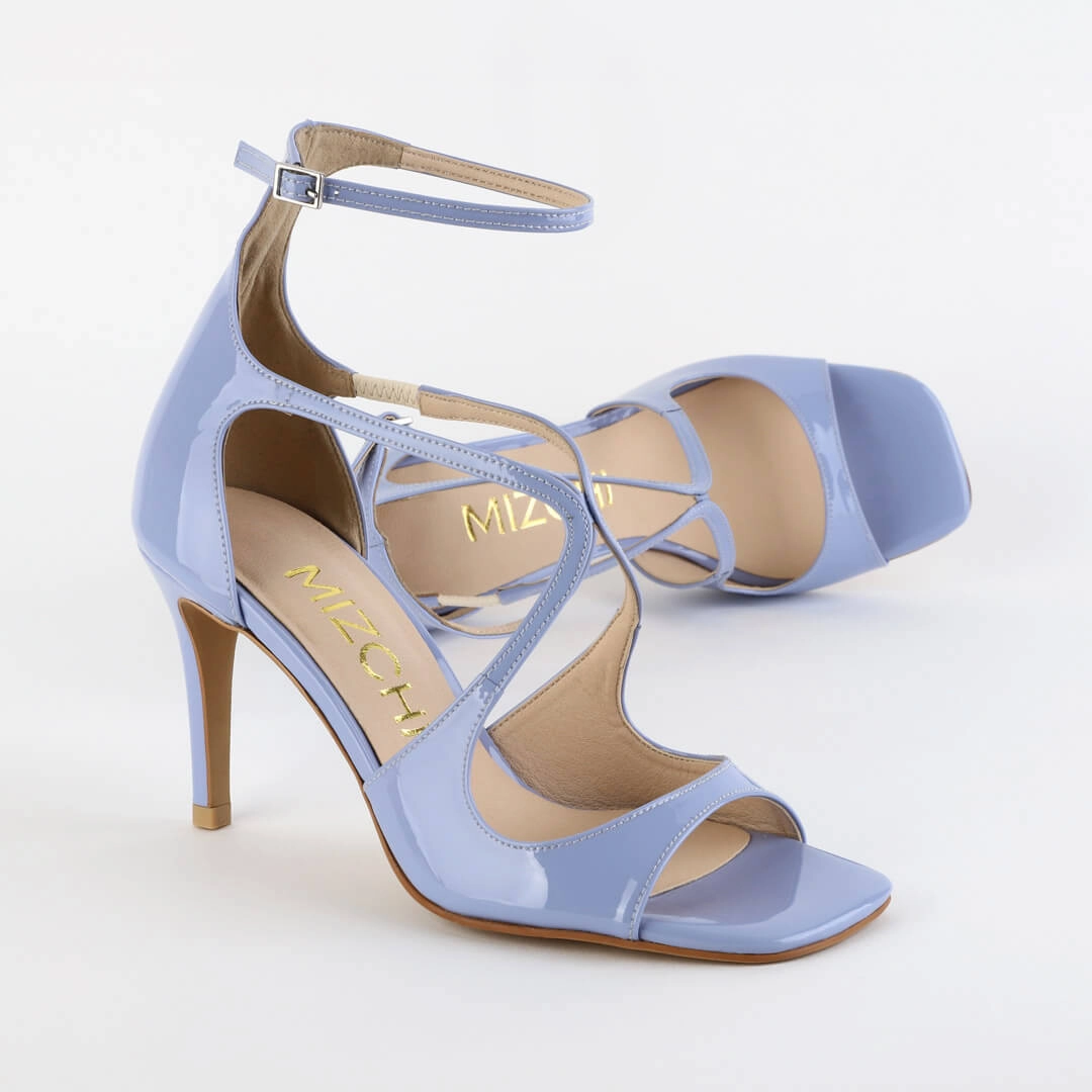 *UK size 2 - NEW CONFESSION - blue, 8cm heels