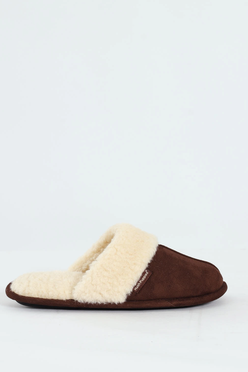 Aaron Fur Lined Slipper - Brown