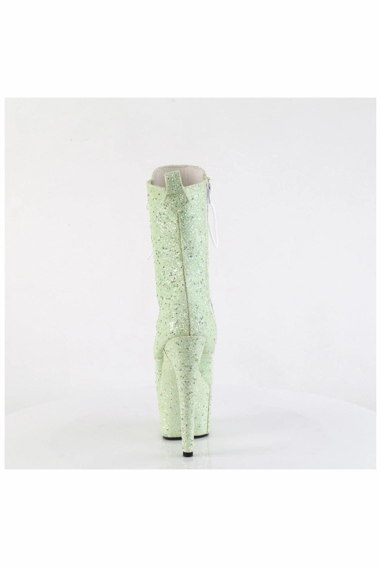ADORE-1040GR Green Glitter Ankle Boot
