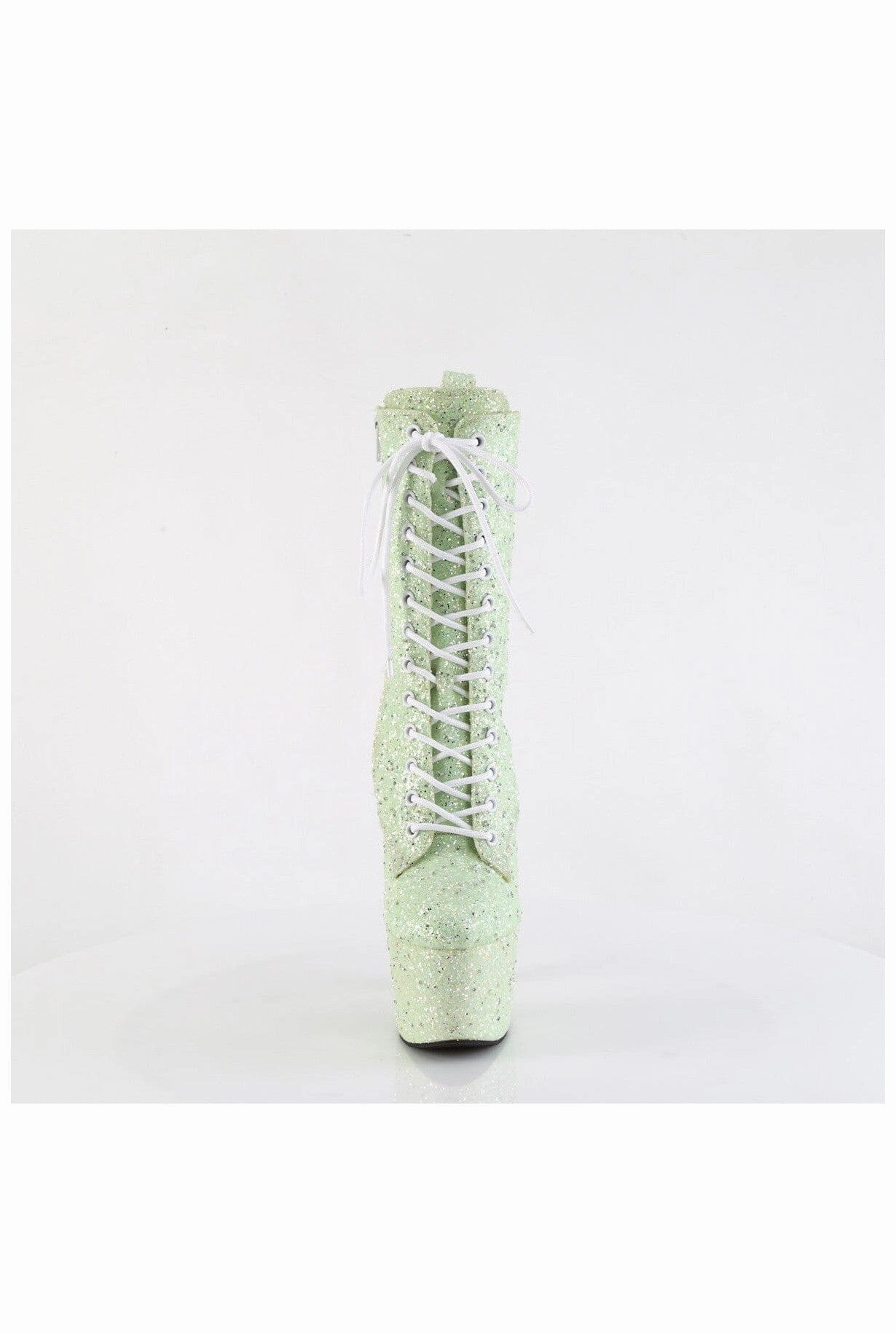 ADORE-1040GR Green Glitter Ankle Boot