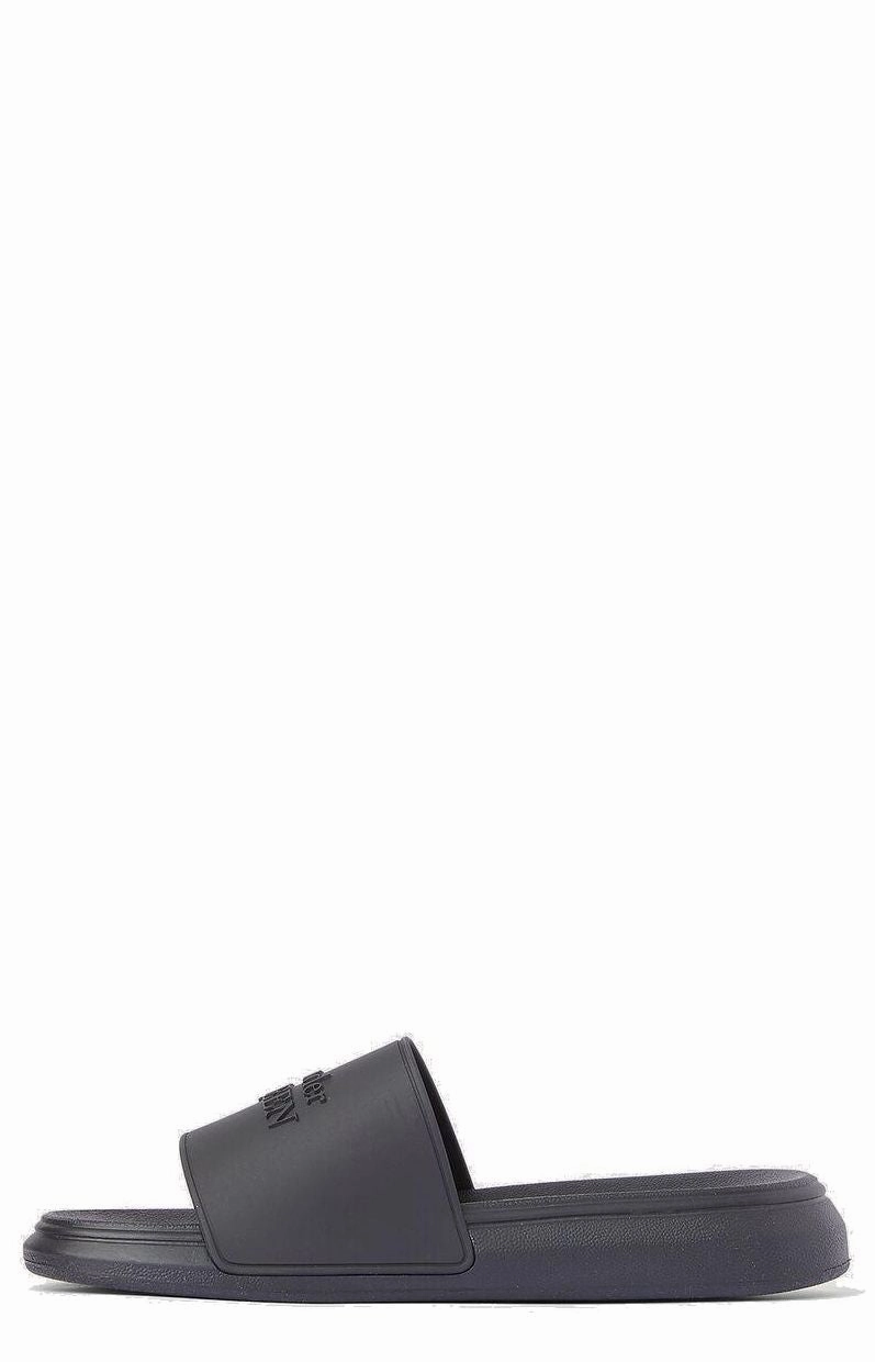 Alexander McQueen Logo Patch Pool Slides