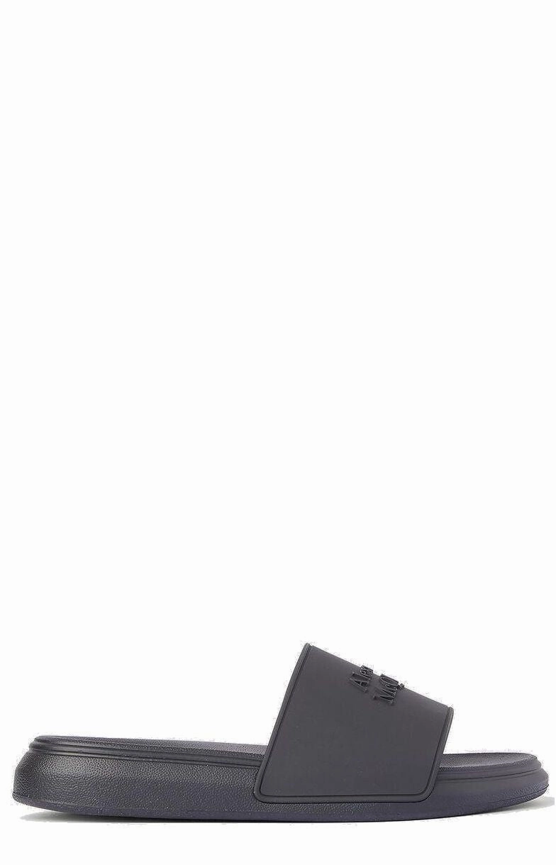 Alexander McQueen Logo Patch Pool Slides