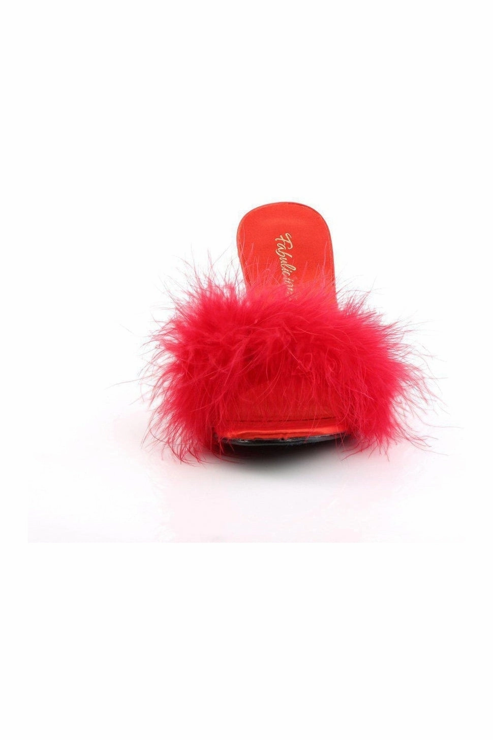 AMOUR-03 Slide | Red Genuine Satin