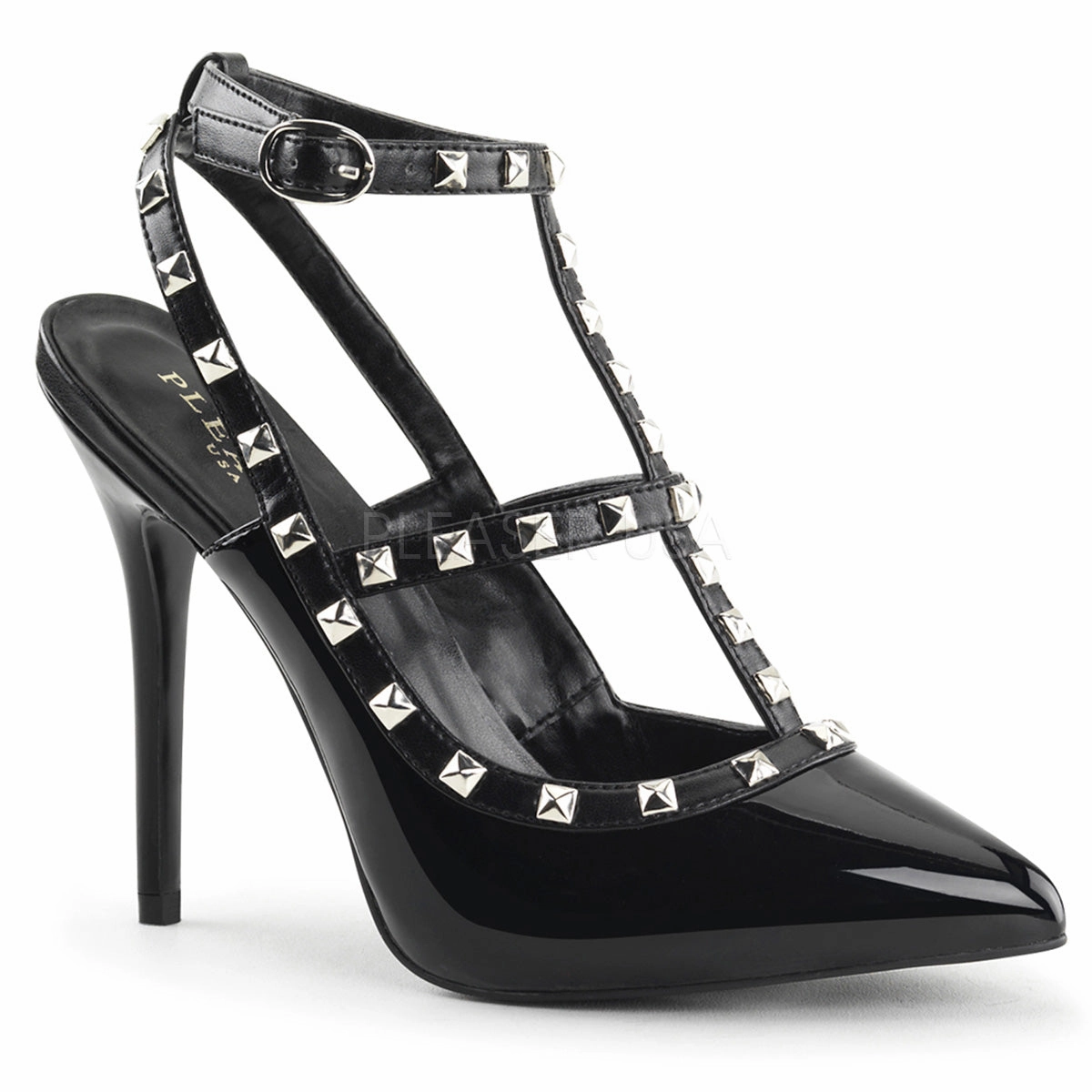 AMUSE-18  Black Patent-Pu