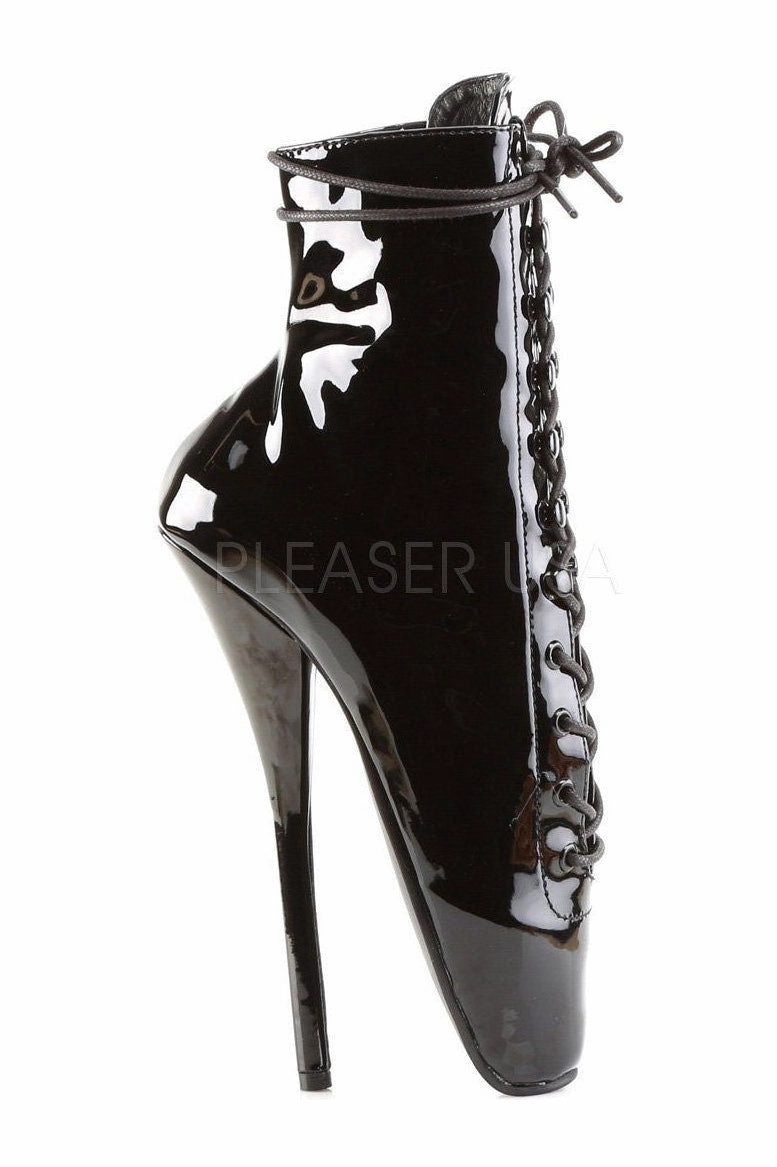 BALLET-1020 Ballet Ankle Boot | Black Patent
