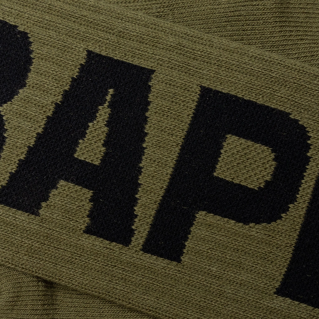 Bape Socks - Olive Drab