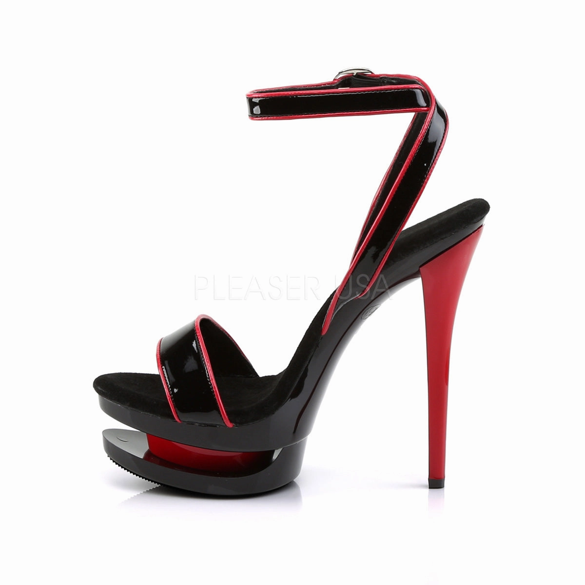 BLONDIE-631-2  Black Red Patent/Black-Red