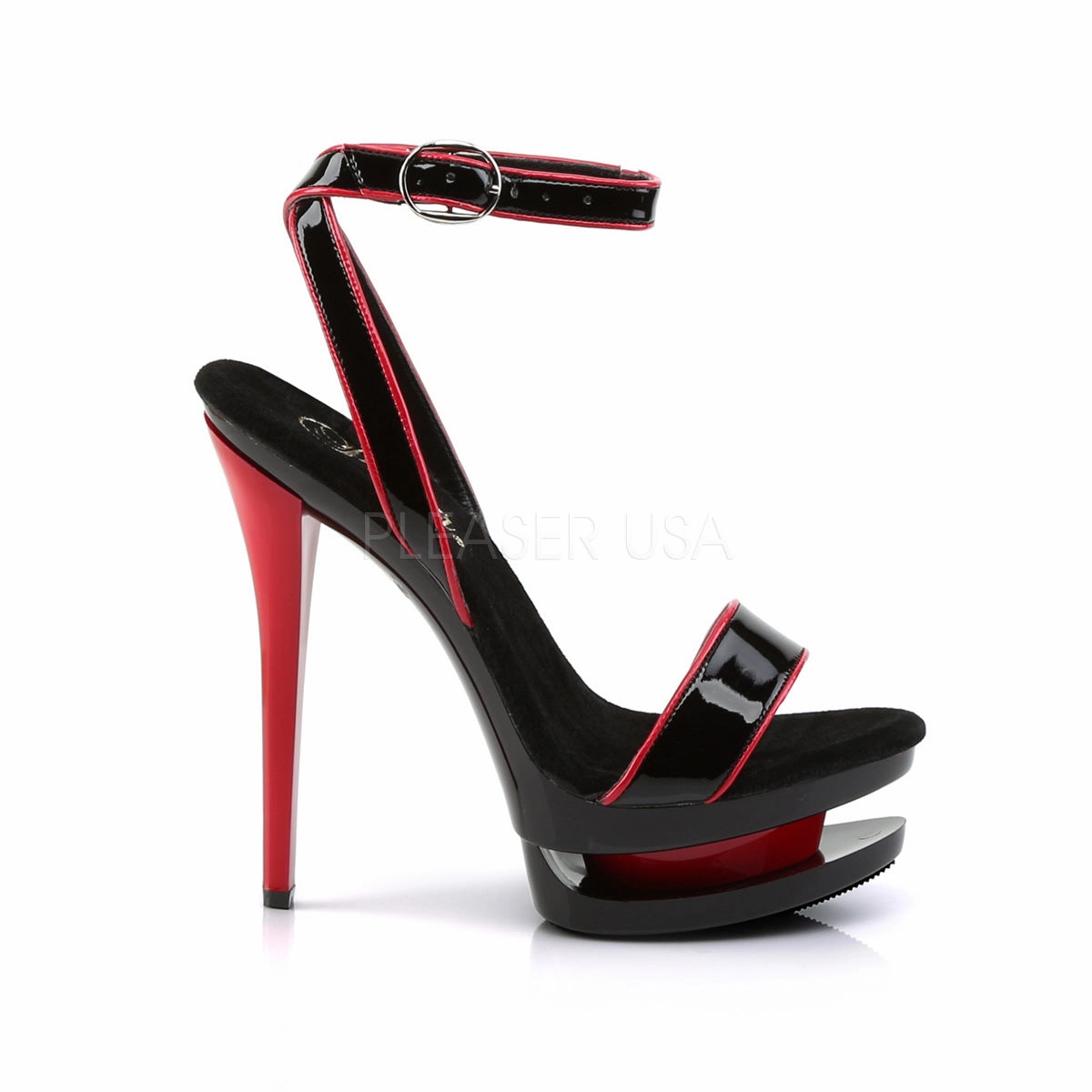 BLONDIE-631-2  Black Red Patent/Black-Red