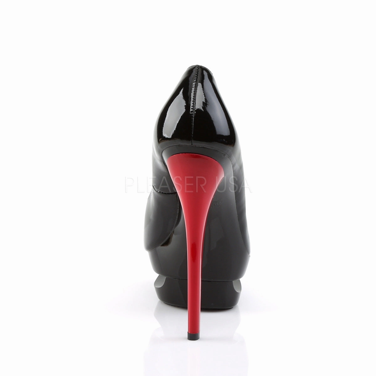 BLONDIE-685  Black Patent/Black-Red