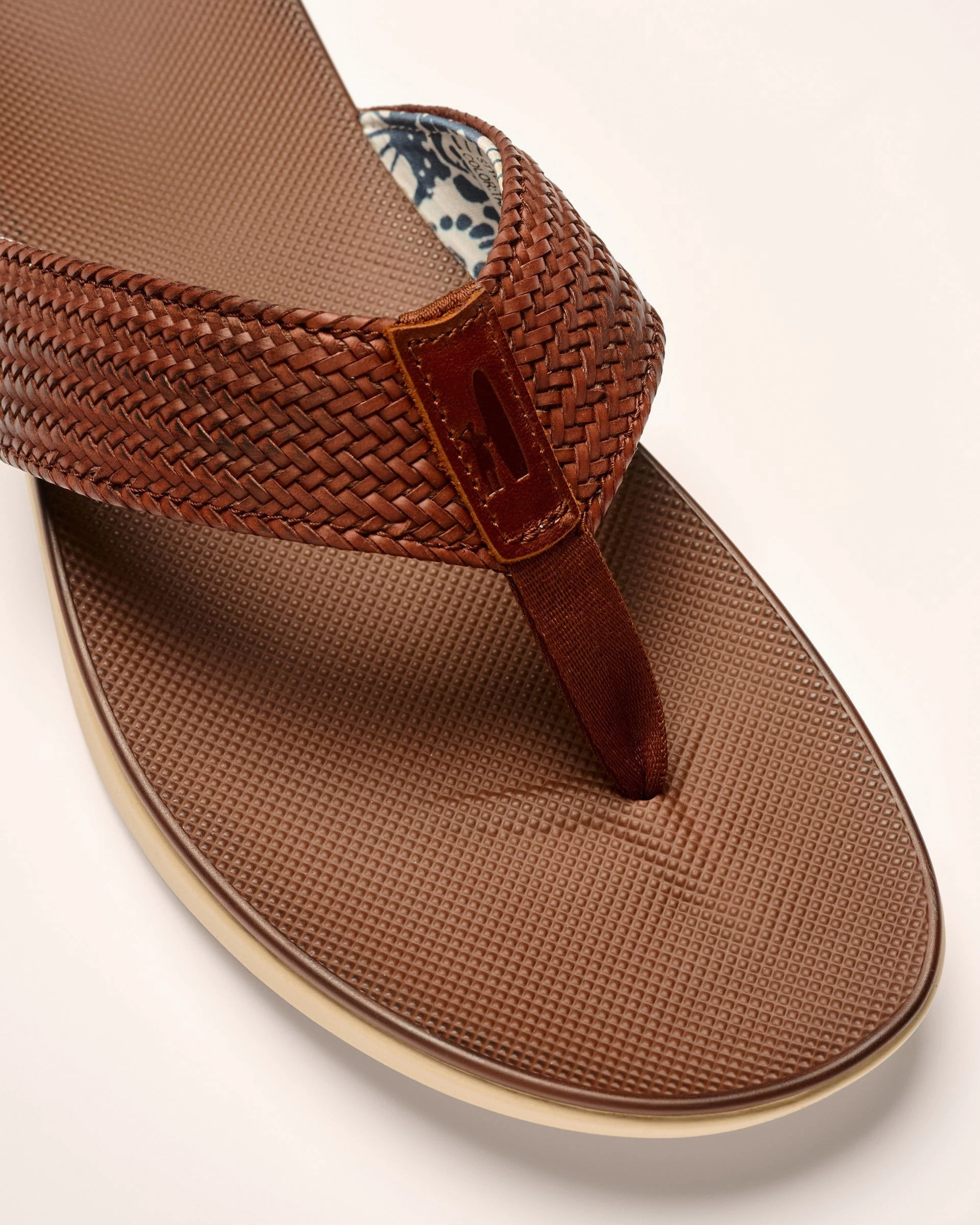 Boardwalk Woven Faux Leather Sandal
