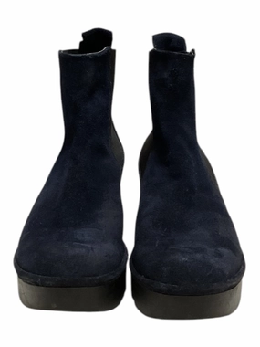 Boots Ankle Flats By Fly London In Navy, Size: 9.5