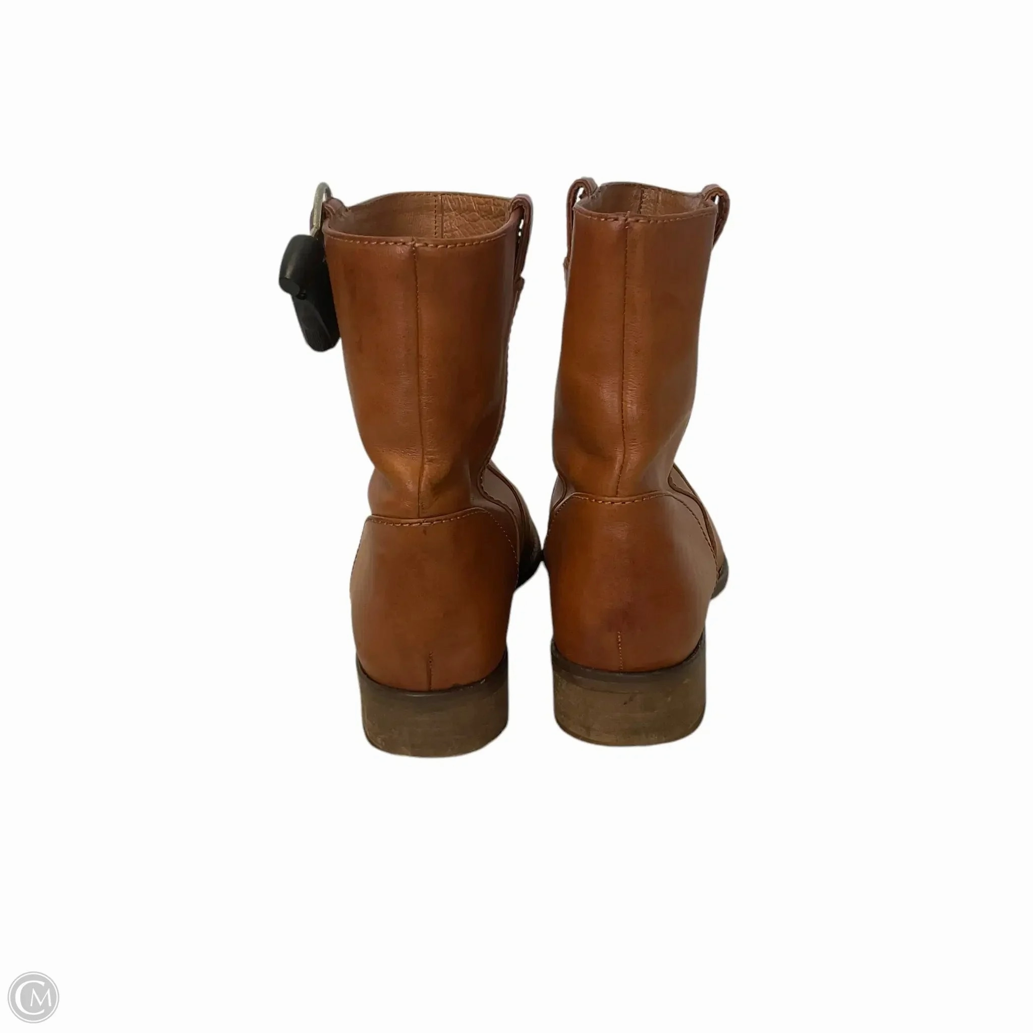 Boots Ankle Flats By J. Crew In Tan, Size: 8