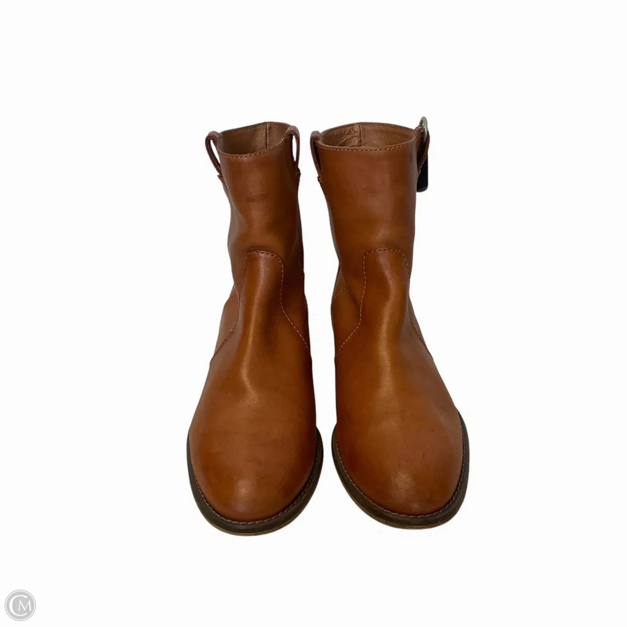 Boots Ankle Flats By J. Crew In Tan, Size: 8