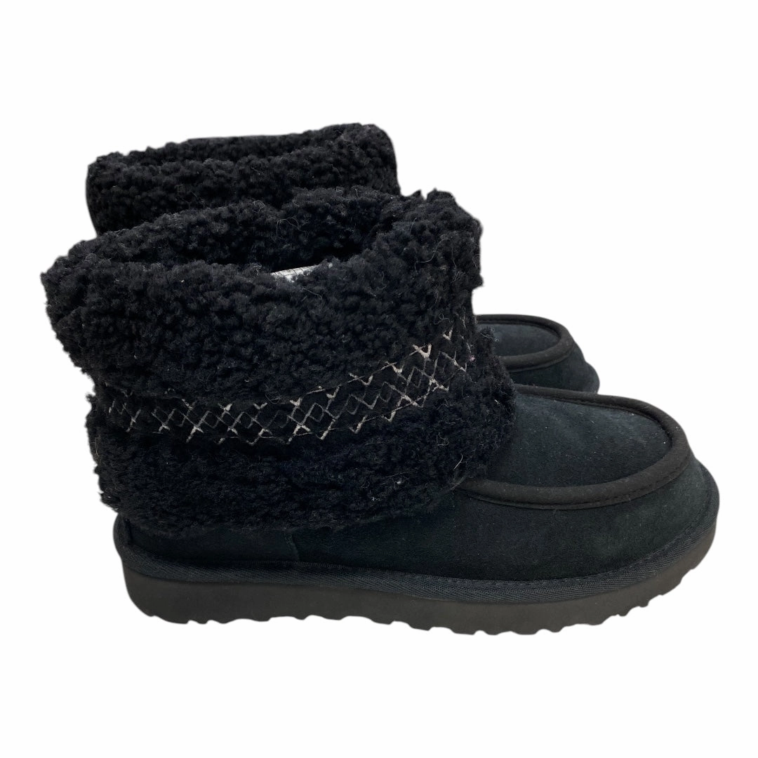 Boots Ankle Flats By Ugg In Black, Size: 7