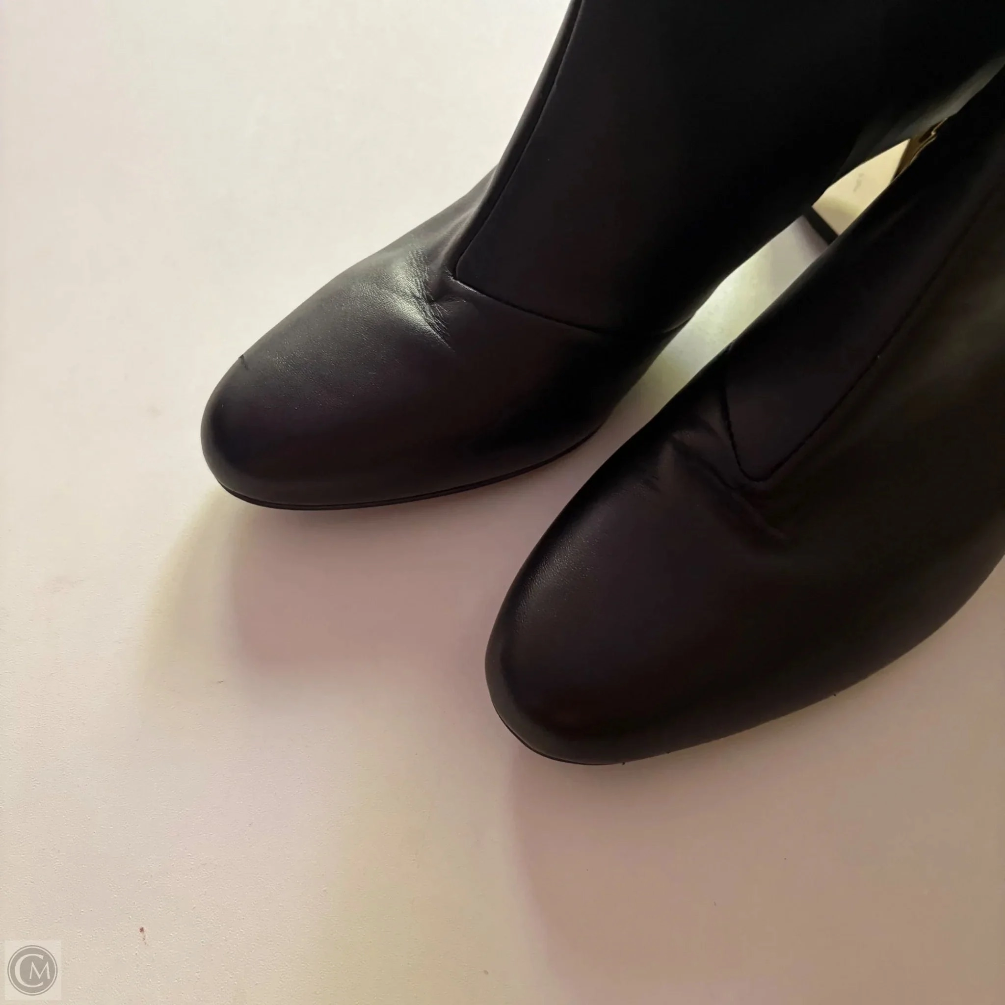 Boots Ankle Heels By Dkny In Black, Size: 9