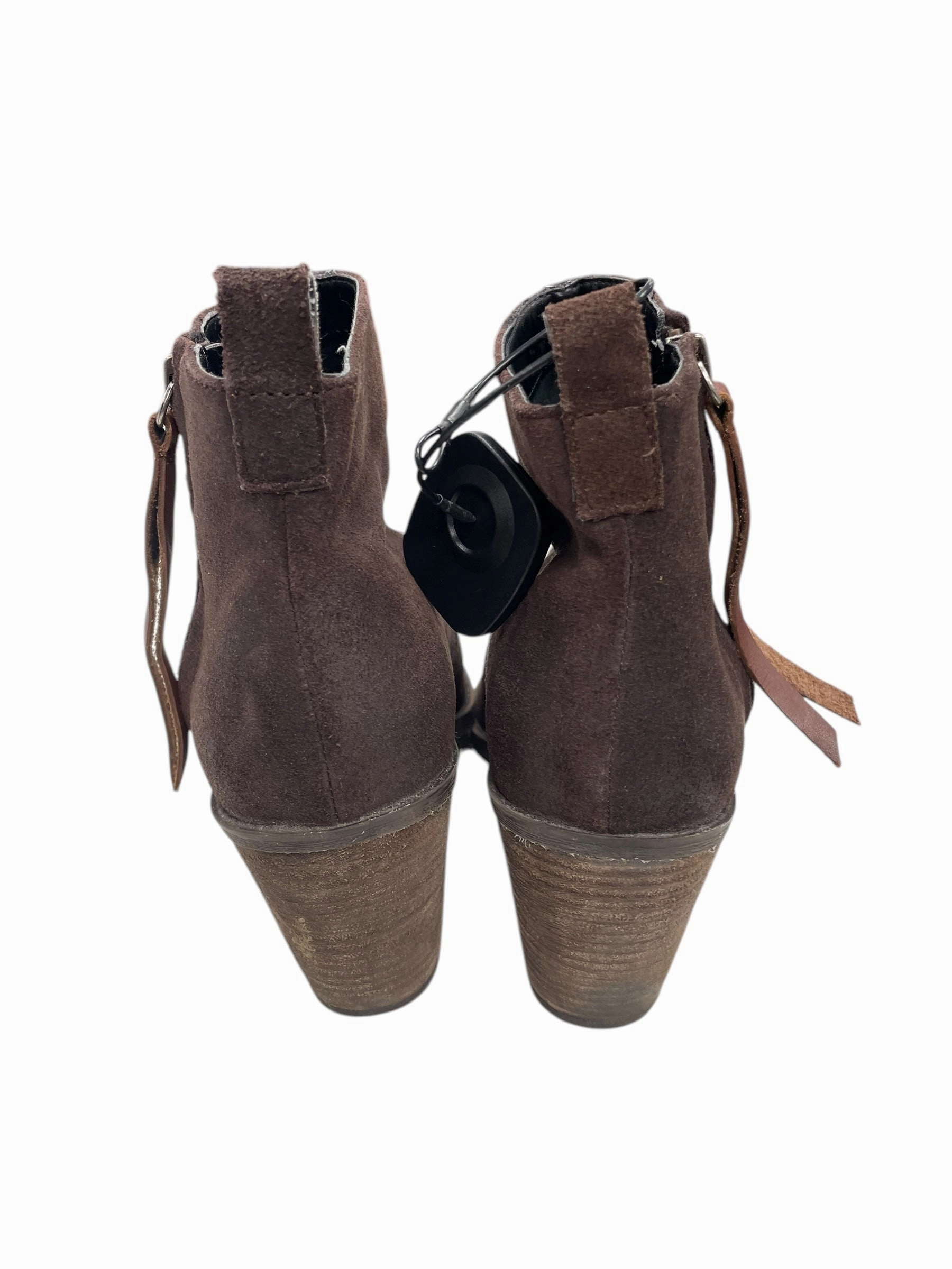 Boots Ankle Heels By Dolce Vita In Brown, Size: 8.5