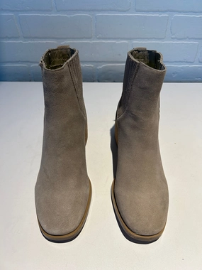 Boots Ankle Heels By Splendid In Tan, Size: 7