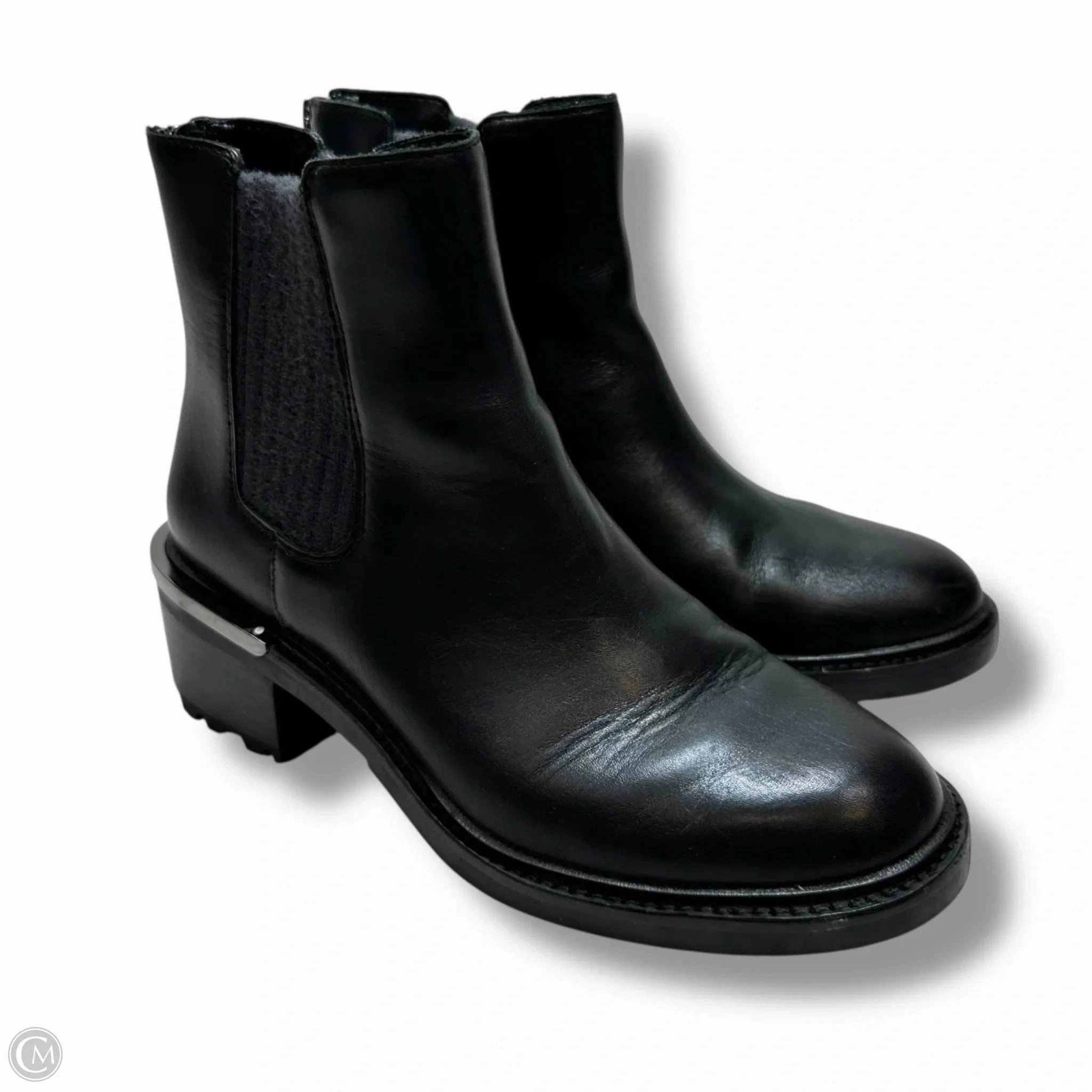 Boots Ankle Heels By Vince Camuto In Black, Size: 6
