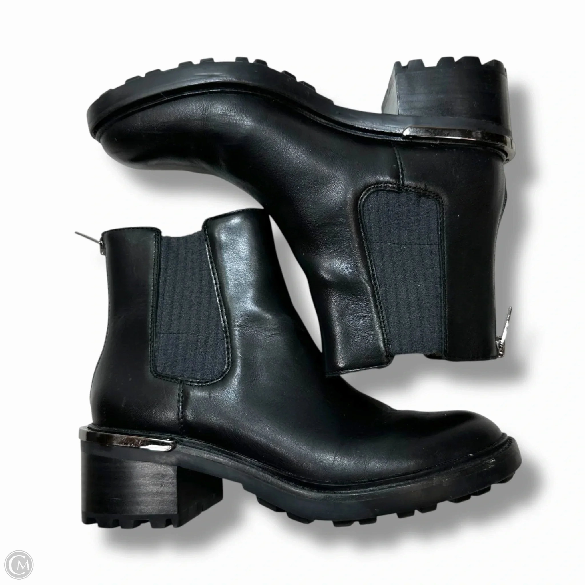 Boots Ankle Heels By Vince Camuto In Black, Size: 6