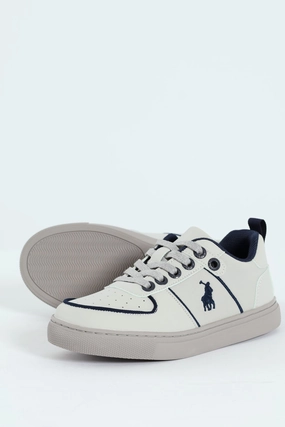 Boys Court Sneaker - Grey