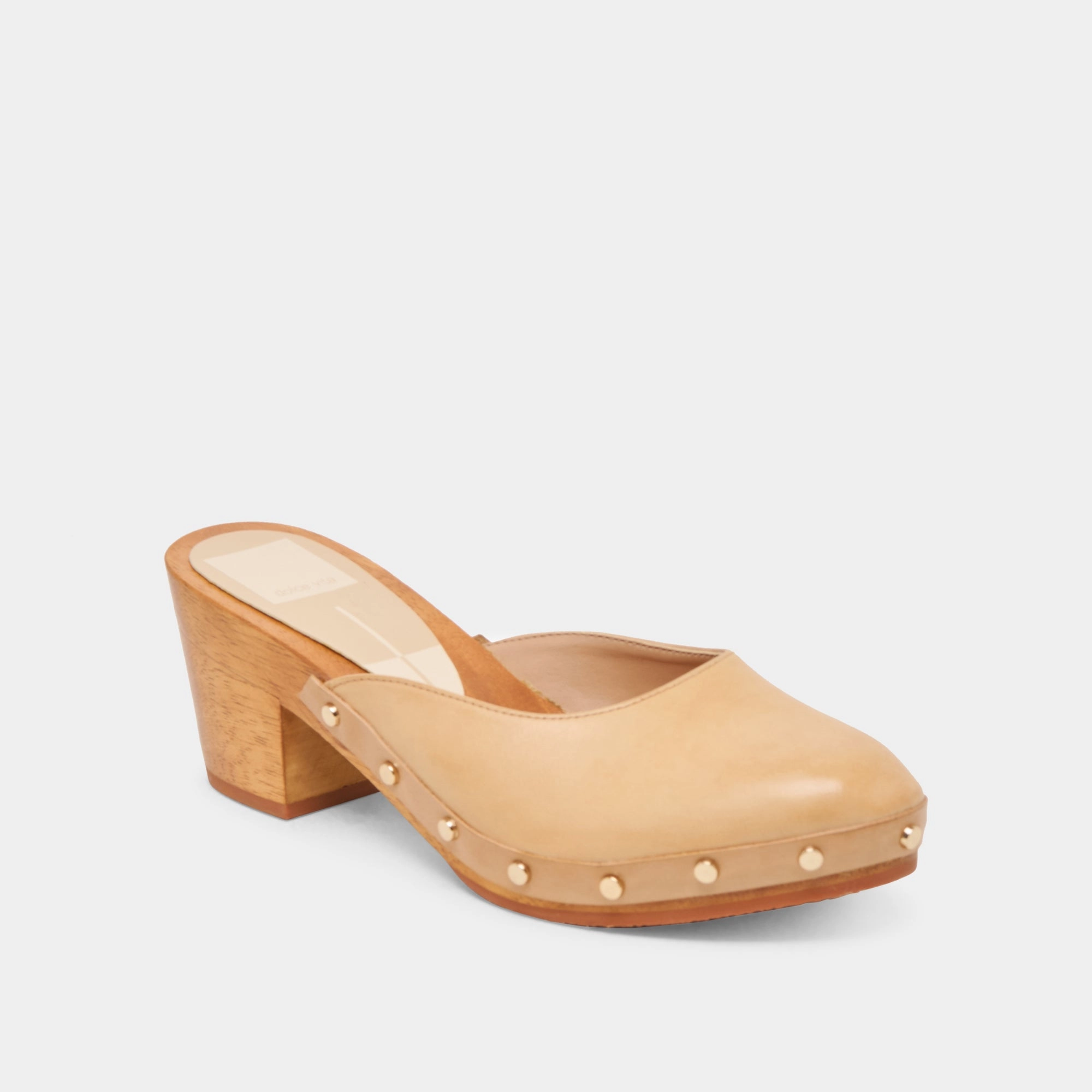 CAMYN HEELS CAFE LEATHER