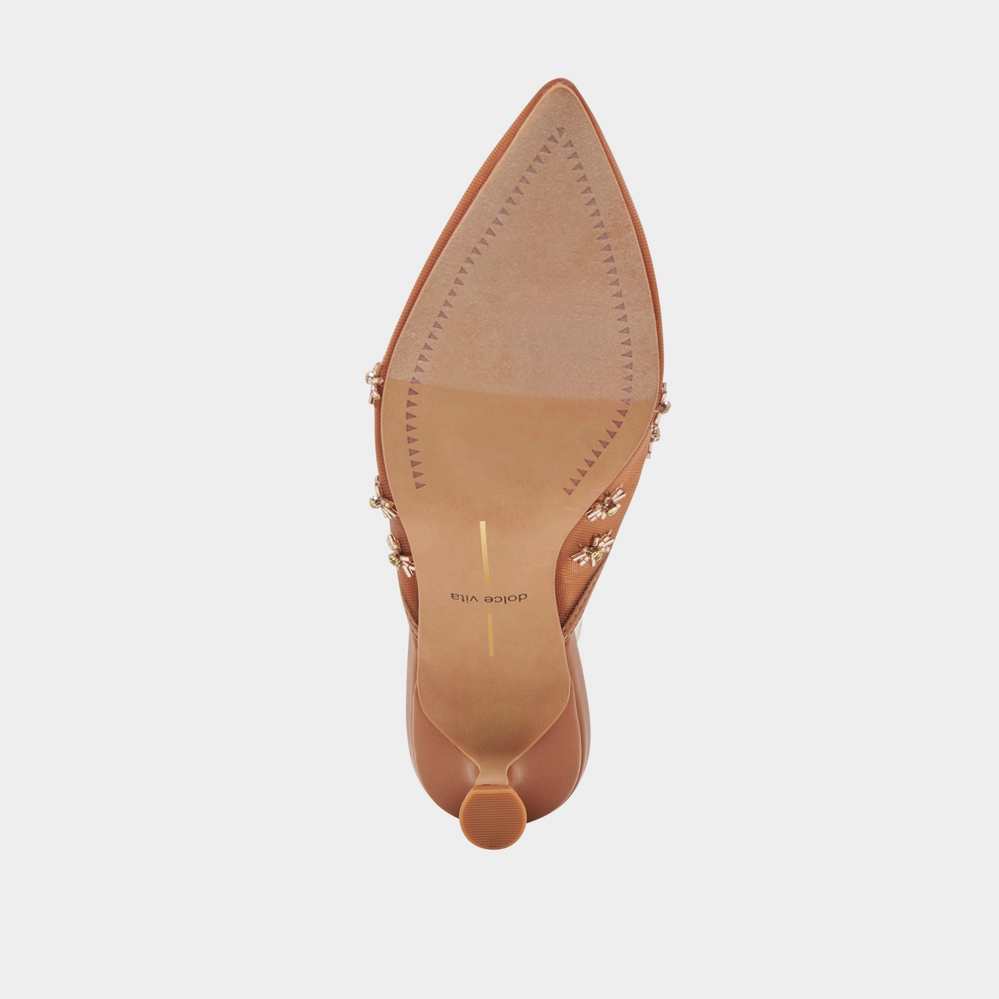 CLARA WIDE HEELS SADDLE MESH