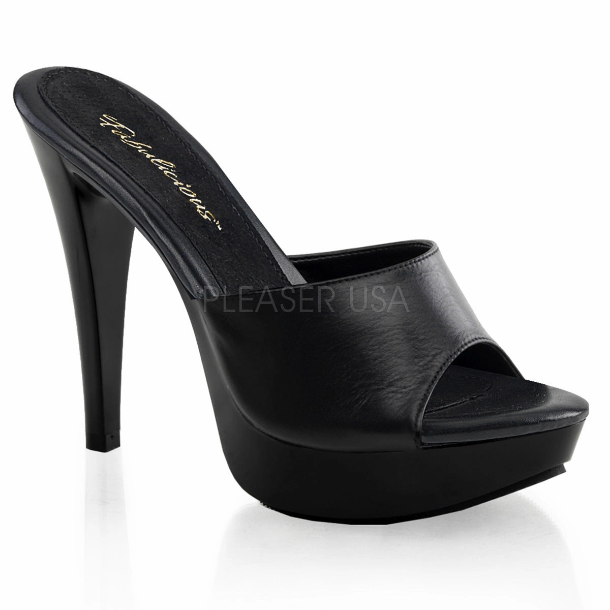 COCKTAIL-501L  Black Leather/Black