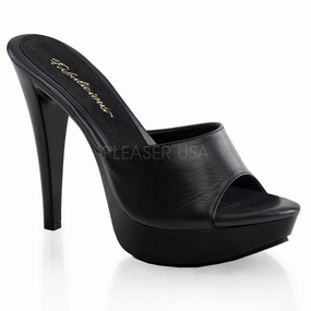 COCKTAIL-501L  Black Leather/Black