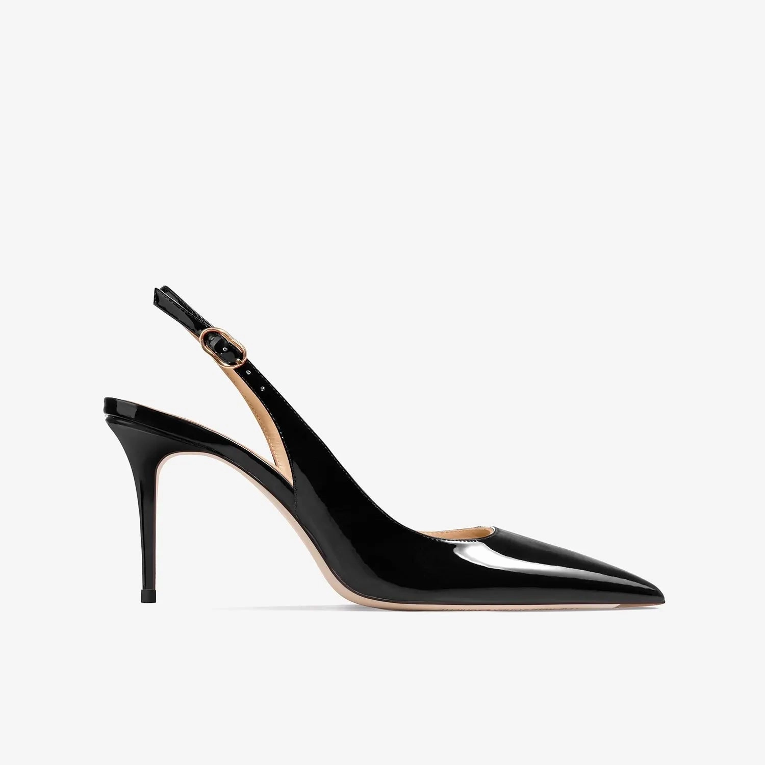 Colletta Black Slingback Sandals