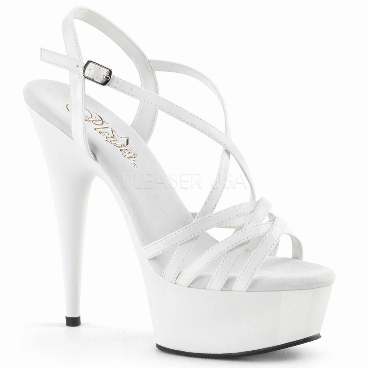 DELIGHT-613  White Patent/White