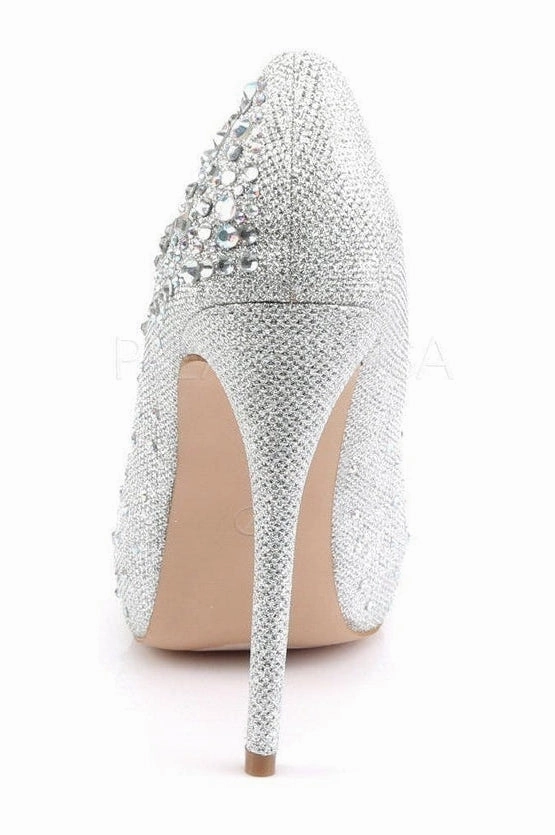 DESTINY-06R Pump | Silver Fabric