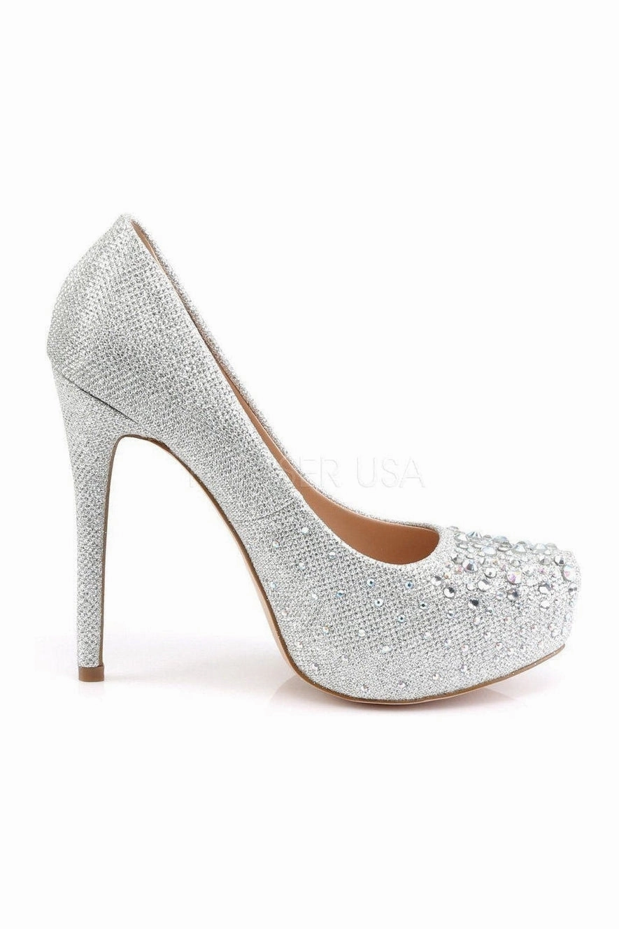 DESTINY-06R Pump | Silver Fabric