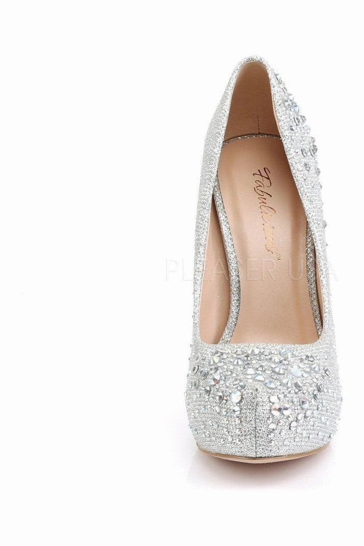 DESTINY-06R Pump | Silver Fabric