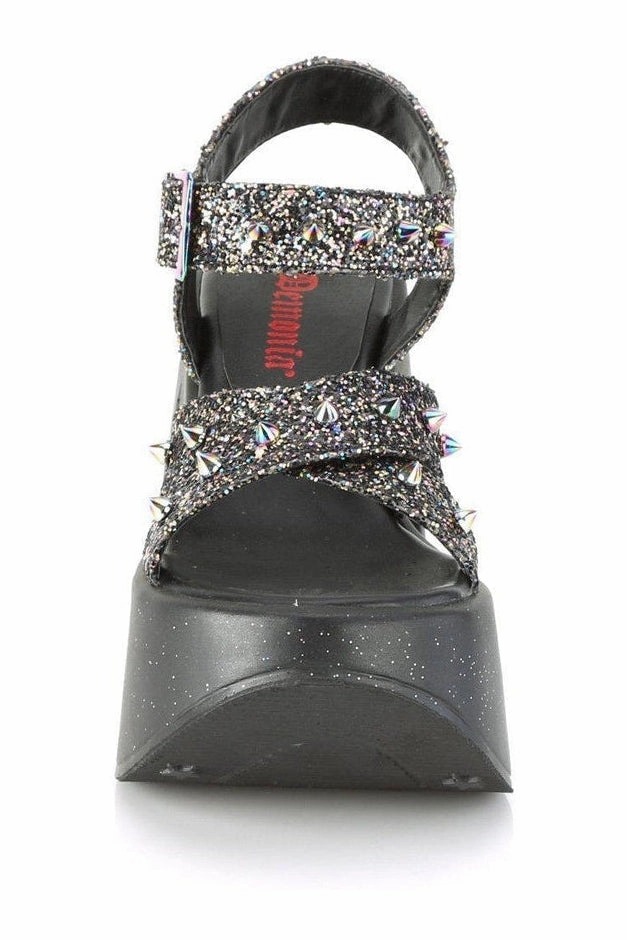 DYNAMITE-02 Ankle Boot | Black Faux Leather