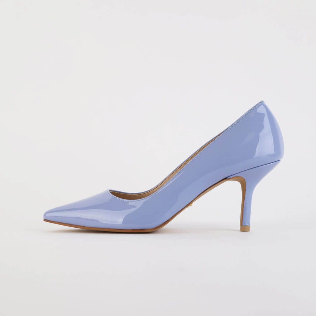 ELDORADO - blue patent pumps