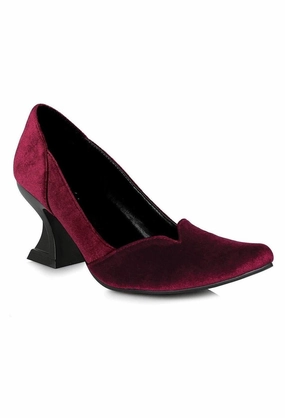 Ellie 301-VIVIAN Velvet Victorian Pump