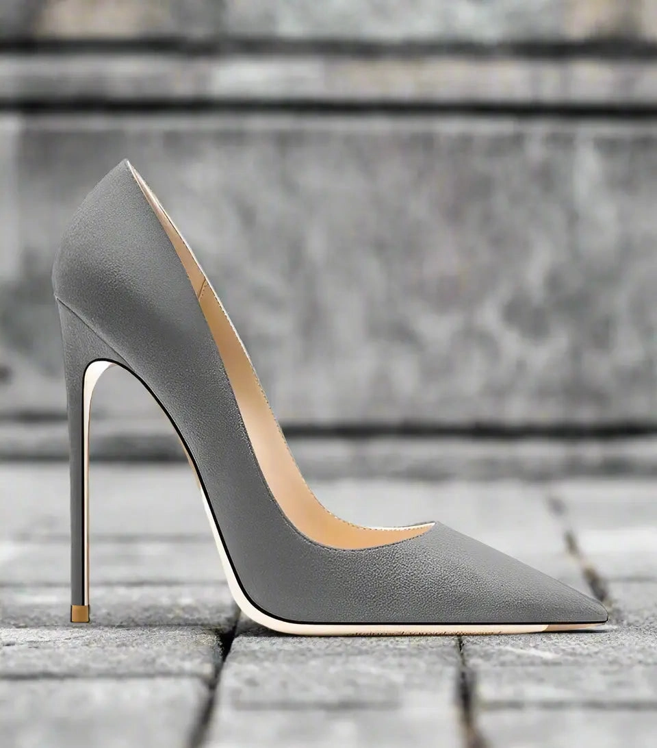 Elsa Grey Heels