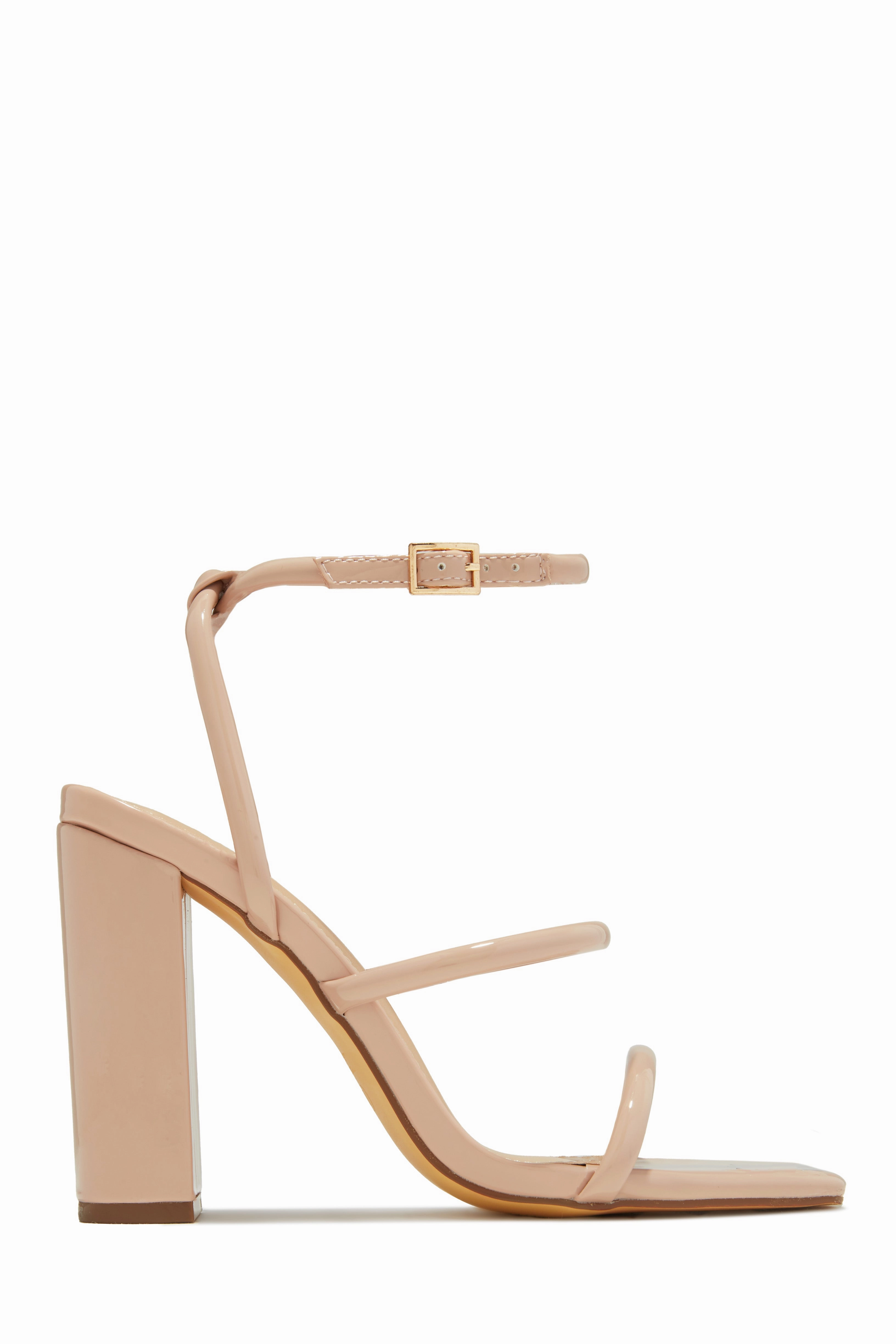 Emalia Block Heels - Silver