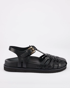 Fisherman Footbed Black