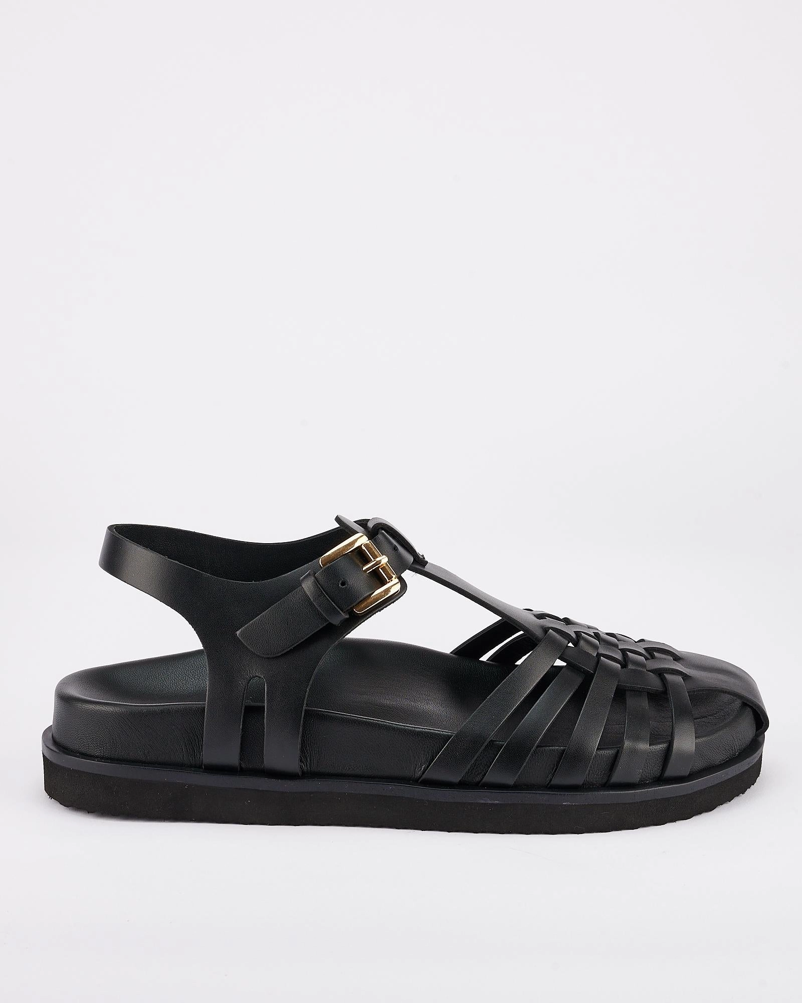 Fisherman Footbed Black