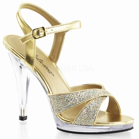 FLAIR-419(G)  Gold Multi Glitter/Clear