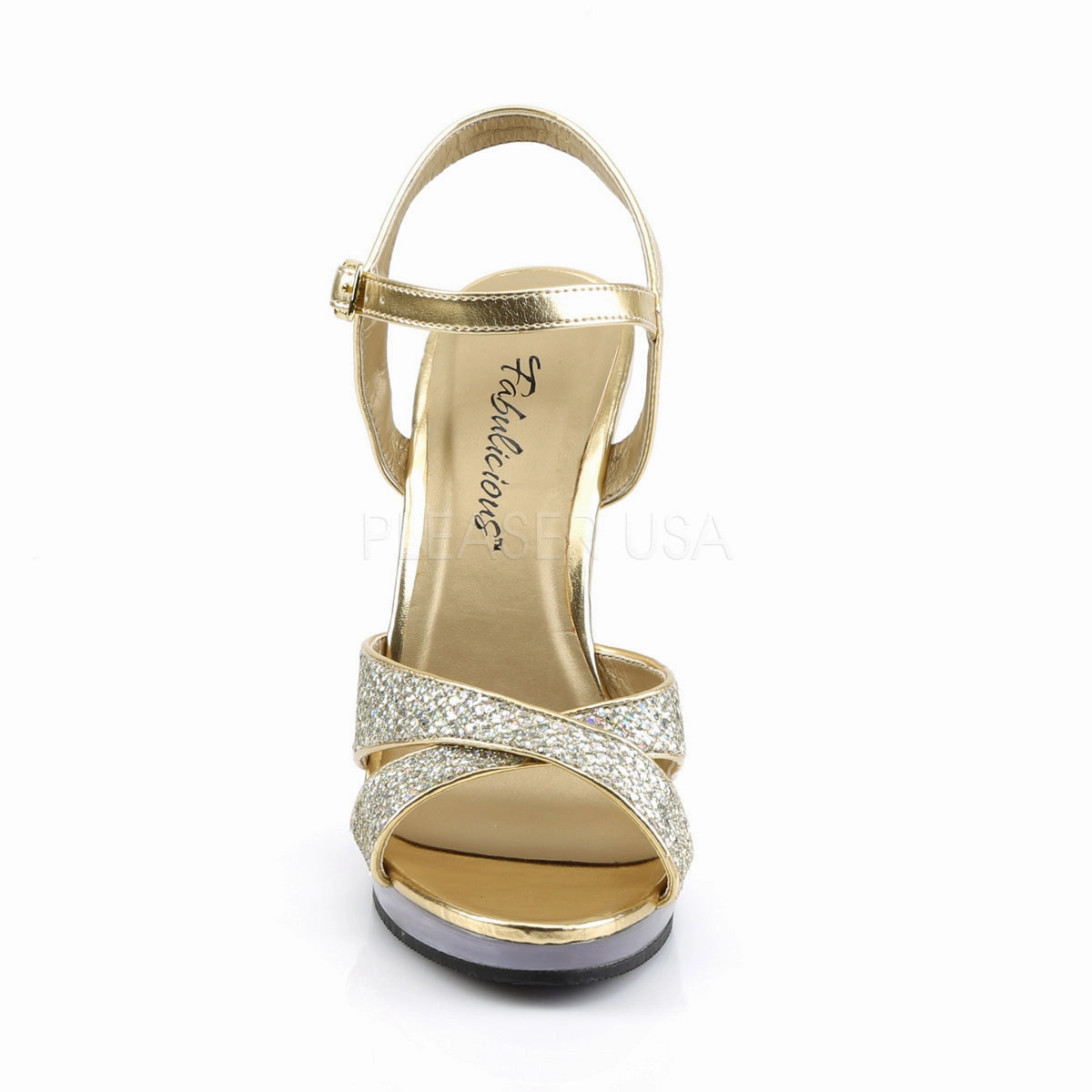 FLAIR-419(G)  Gold Multi Glitter/Clear