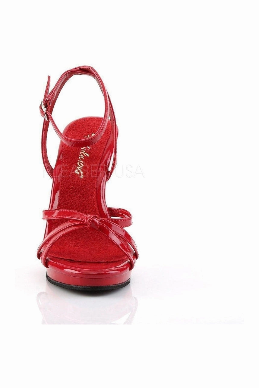 FLAIR-436 Sandal | Red Patent