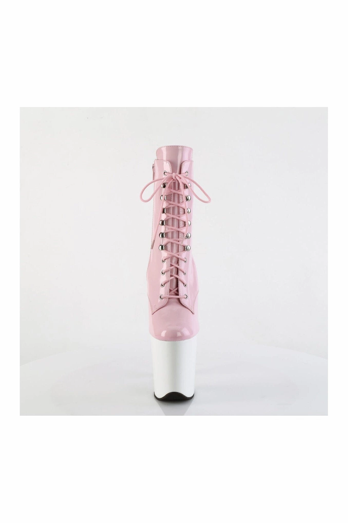 FLAMINGO-1020 Pink Patent Ankle Boot