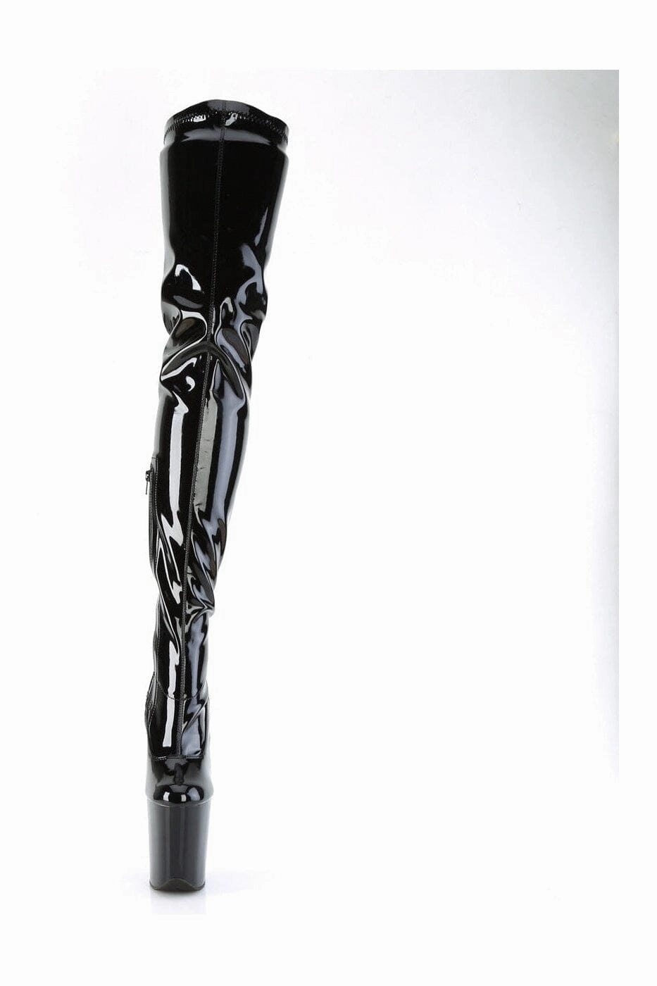 FLAMINGO-4000 Black Patent Ankle Boot