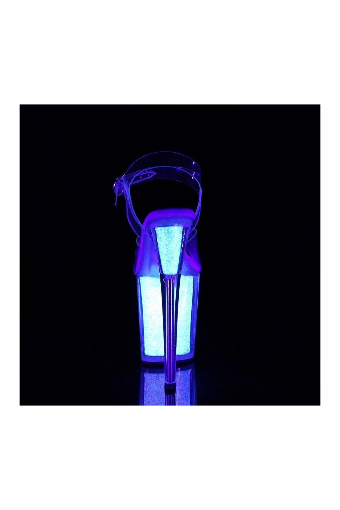 FLAMINGO-808UVG Exotic Sandal | Clear Vinyl
