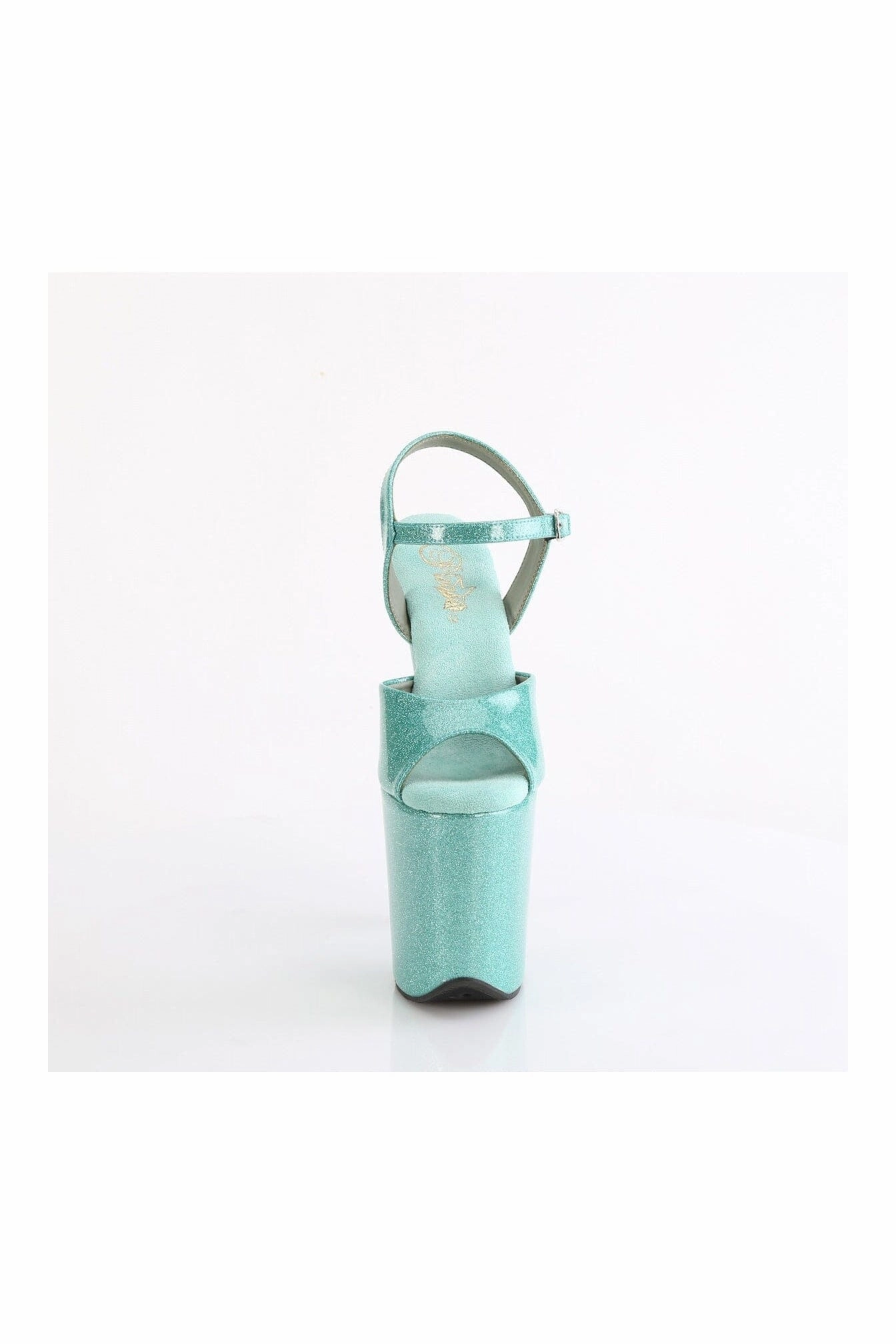 FLAMINGO-809GP Turquoise Patent Sandal